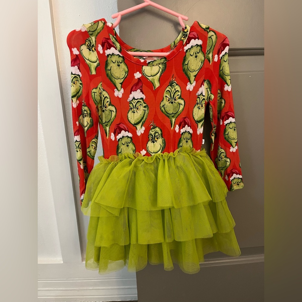 Posh Peanut Grinch Tulle Dress